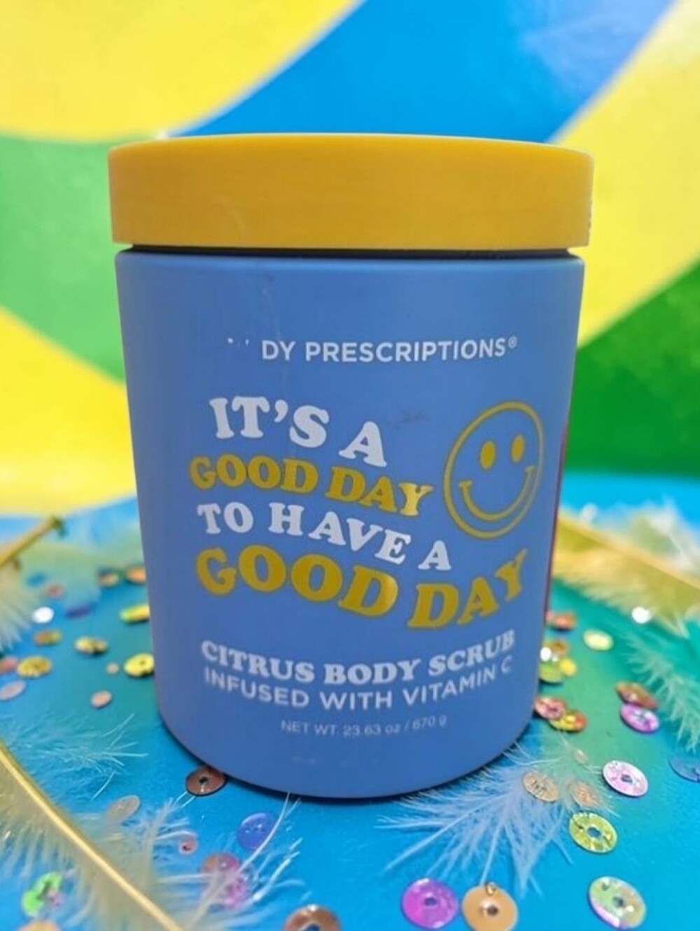 BODY PRESCRIPTIONS 'It's A Good Day To Have A Good Day' Citrus Vit C Body Scrub